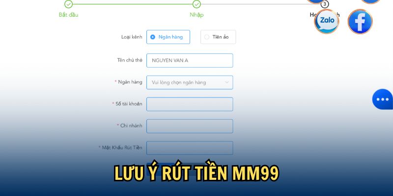 Lưu ý khi giao dịch tại MM99